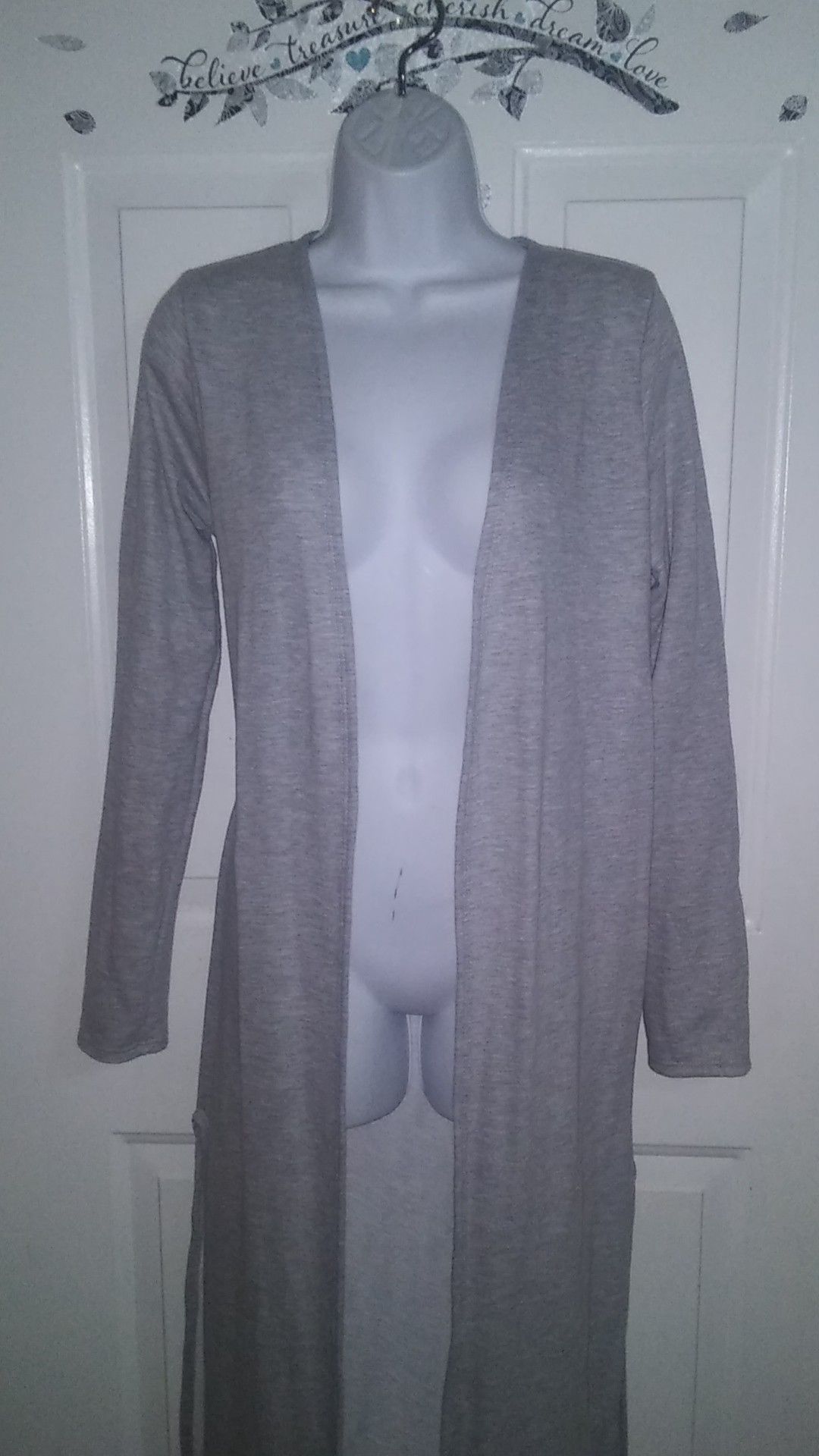NEW* Medium Long Grey Cardigan