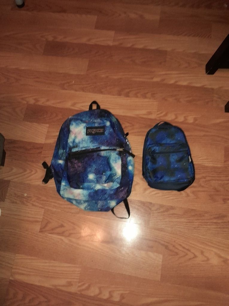 Jansport Galaxy Backpack And Lunchbox