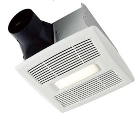 Broan-NuTone AE80SL Invent ENERGY STAR Certified Humidity Sensing Fan with LED Light, 80 CFM 0.8 Sones, White, 75 Sq Ft Rooms