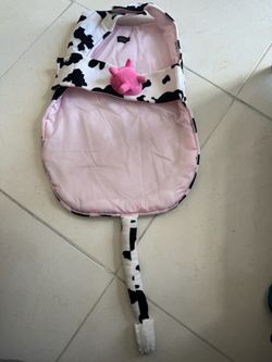 Cow Halloween costume for dog