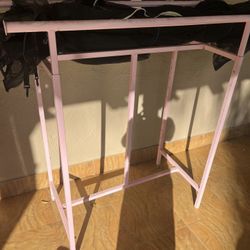 Pink Clothes Rack 