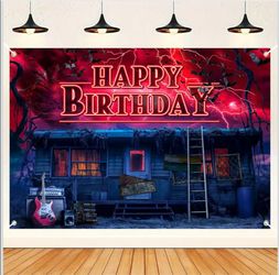 Happy Birthday Backdrop & banner