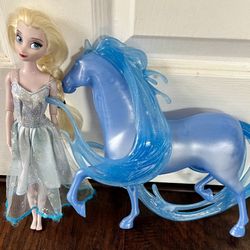 Frozen Disney 2 Elsa Doll and Nokk Figure, Toy