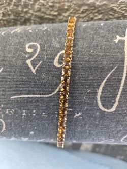 Dark yellow bracelet