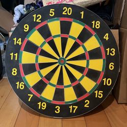 Double Sided Dart Board - Used
