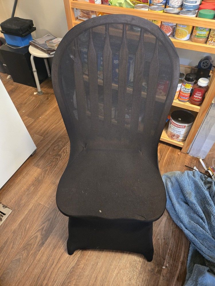 BLACK SPANDEX CHAIR COVER TOTAL 45