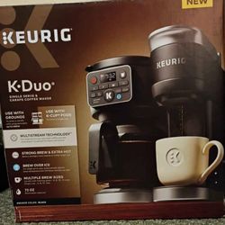 Keurig K-Duo Up To 12 Cup Coffee Maker And Single Serve. 