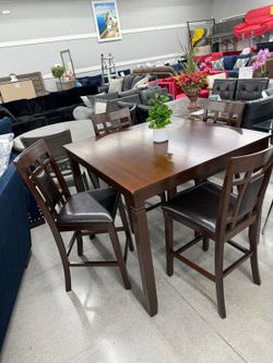 5pc Counter Height Set 🤎