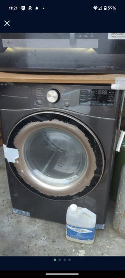 LG Gas Dryer New With Broken Glass