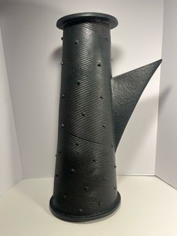 RARE Vintage Masuo Ojima Massive Brutalist Ceramic Vase Teapot Form Japanese-American 22.5”