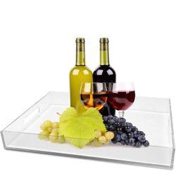 Clear acrylic tray