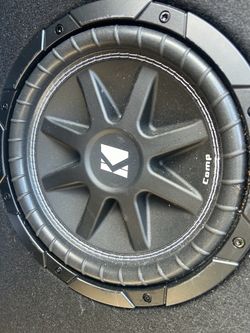 Kicker 10” sub in kicker box