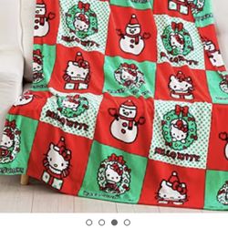 Hello Kitty Throw Blanket 