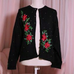 Holiday Embellished Cardigan