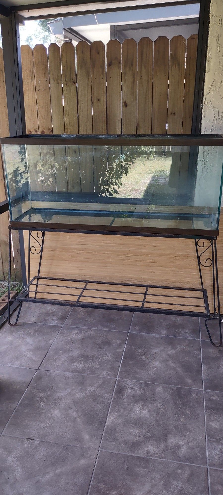 Fish Tank 55 Gallons With Nice Metal Stand