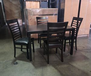 Dining Set 5pcs Color Espresso