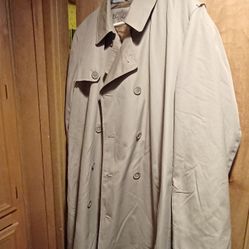 Two Different  Men's Trench Coats Lightly Used. 