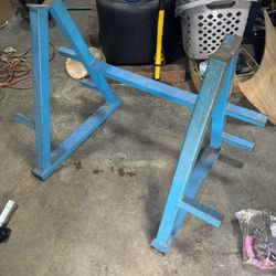 Curl Station - Weight Rack - Heavy Duty 