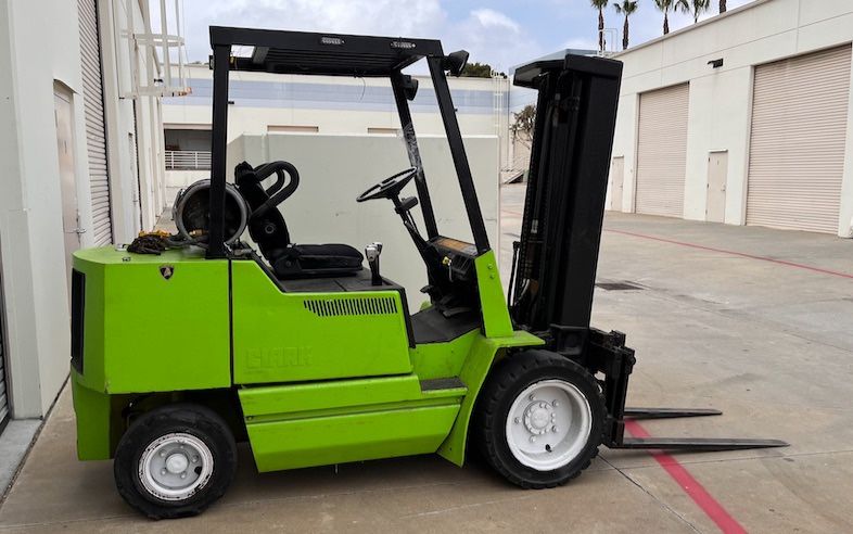 Clark 6,000 lbs 6K Forklift 188 Reach Propane 5,000 Hours Tilt Sideshift GPX-30 Description Used, works great, can send a video if you would like. B