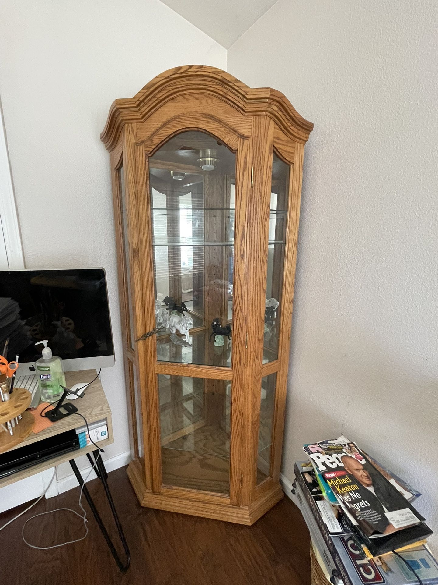 Armoire hutch With Built In Light