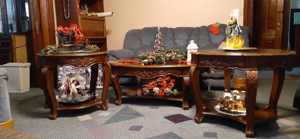 Coffee Table And End Tables