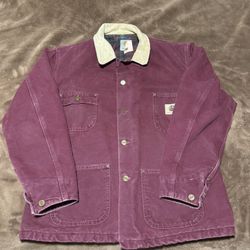 Carhartt Chore Coat - Cb0446 - Red/maroon - Medium