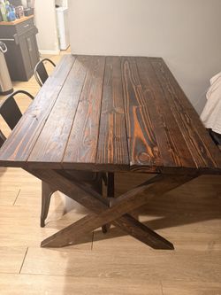 Handmade table With Chairs