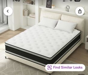 14" Medium Firm Hybrid Pillow Top Mattress