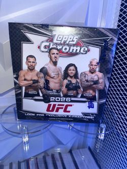 UFC topps chrome mega box