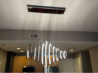 ET2 Contemporary Lighting "Hoops" 11-Light LED Pendant