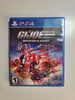 Ps4 ps5 game.. gi joe operation blackout !!!