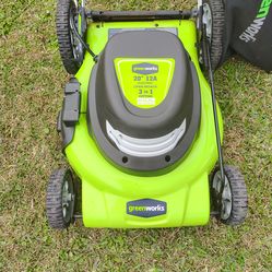 Used Cord Electric Push Lawn Mower 20"