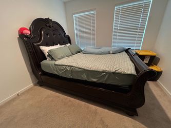 Queen bed and dresser
