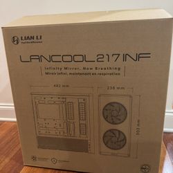 Lian Li LANCOOL 217 INF Infinity Mirror Computer Case, Mid-Tower ATX PC Case w/ 3 Pre-Installed Fans