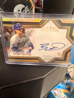 Bobby Witt Jr. Topps Five Star Auto 09/20