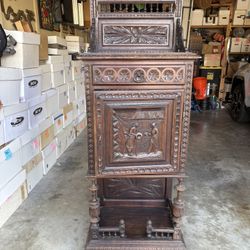 Cabinet Old Vintage Antique Looking French Mexican