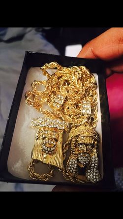 14KT Gold Filled 2PC Chain Set High Quality