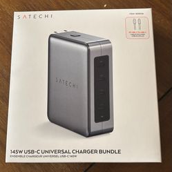 SATECHI 145W USB-C 4-Port GaN Travel Charger Brand New Retails For $119.99 Asking $50b