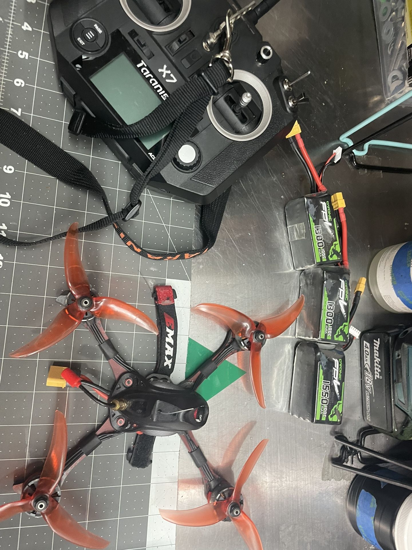 EMAX DRONE And  X7 TARANIS Controller 