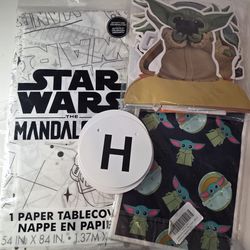 Mandalorian Birthday Party Supplies