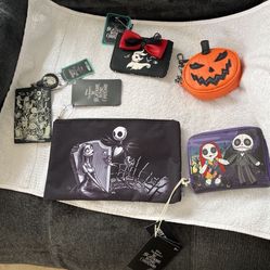 Nightmare Before Christmas Wallet- Lanyard & Zip bag $20 EACH FIRM ! SCROLL TO BOTTOM for MORE 🤩