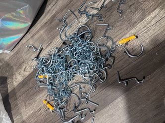 Pegboard hooks