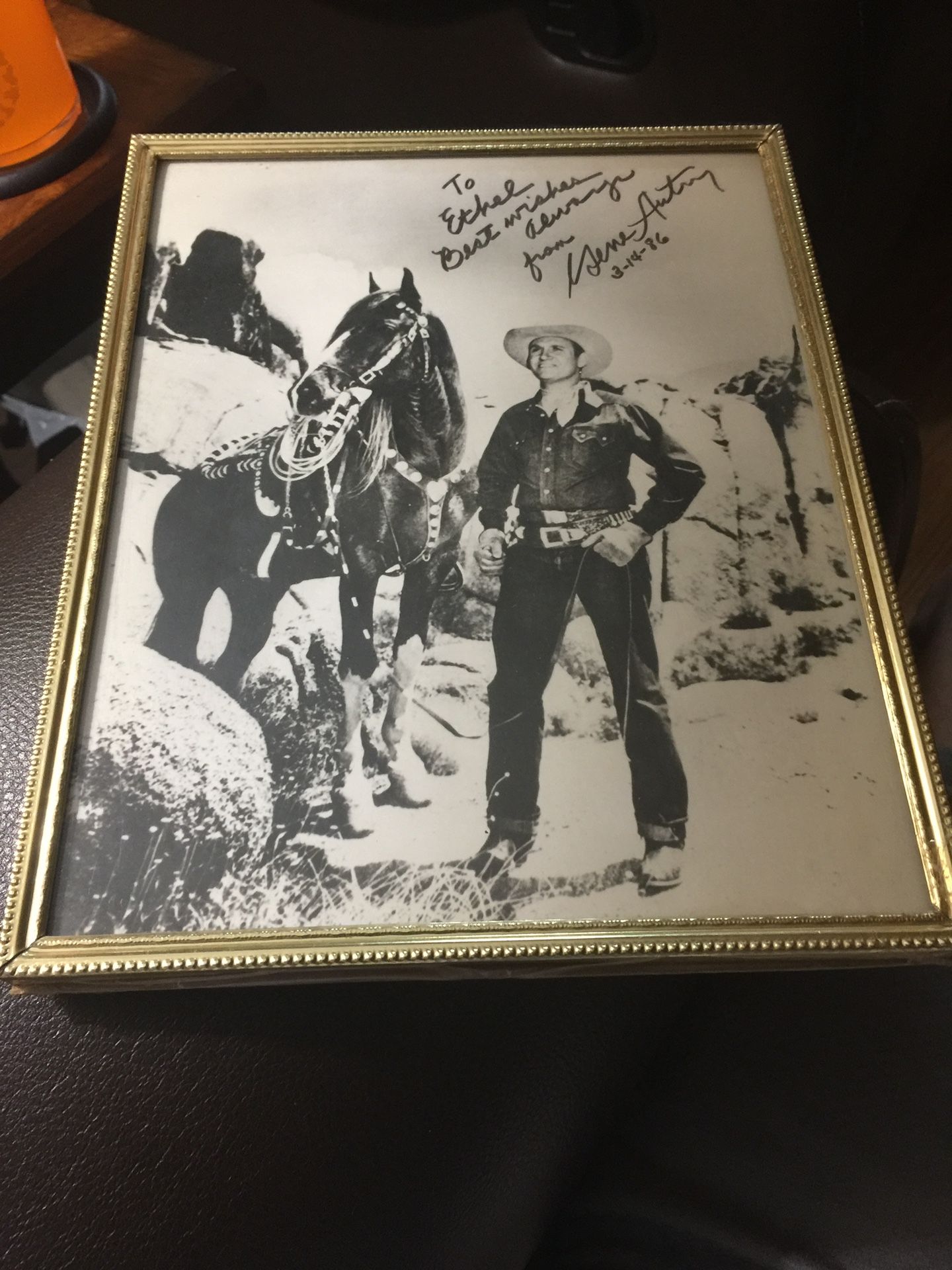 Gene Autry Autographed Photograph