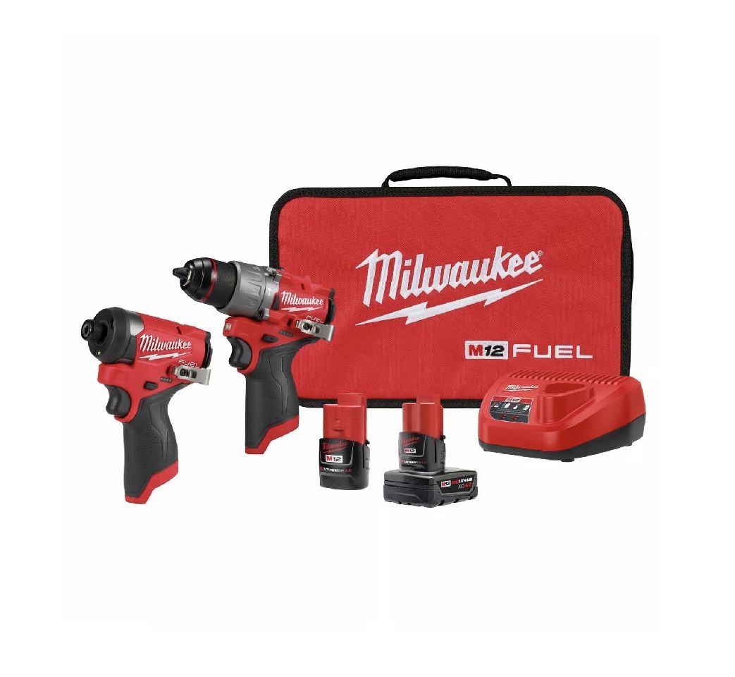 Milwaukee M 12 Drill Combo Set