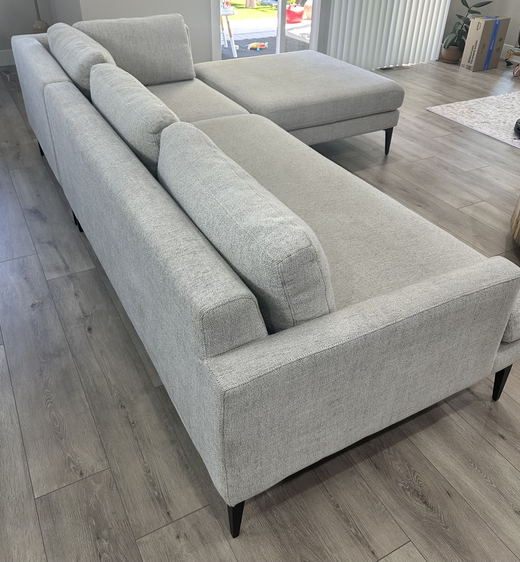 West Elm Andes Sofa Grey