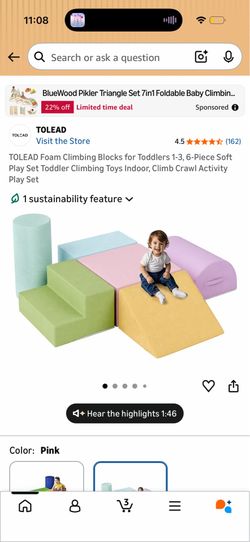 Foam climbing blocks