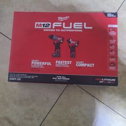 Milwaukee M18 Fuel Drill And Impact Set 