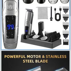 Brand New 14-in-1 Beard Trimmer Kit – Waterproof, 20 Length Settings