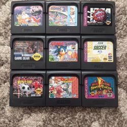 Sega Game Gear Games 10 Each