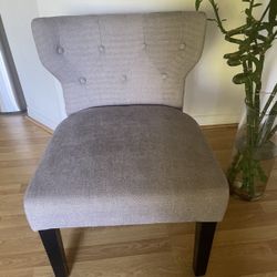 2 Gray Chairs 